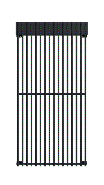 屋外広告ファサードメディアLEDスクリーン透明な固定LEDディスプレイ