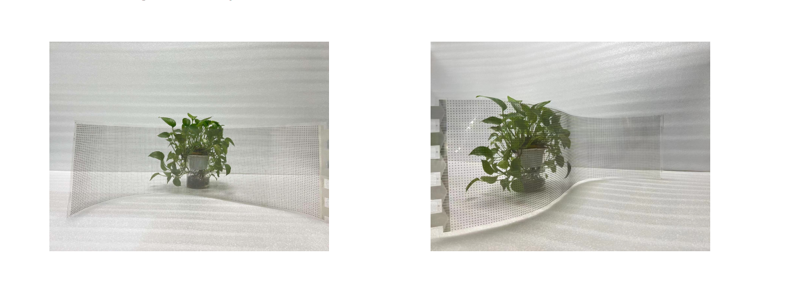 目に見えないライン（透明）